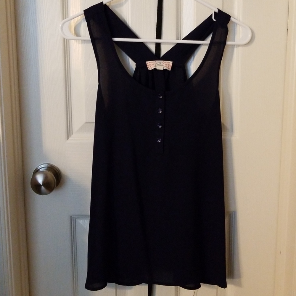 Navy Dressy Tank